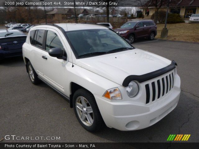 2008 Jeep Compass Sport 4x4 in Stone White