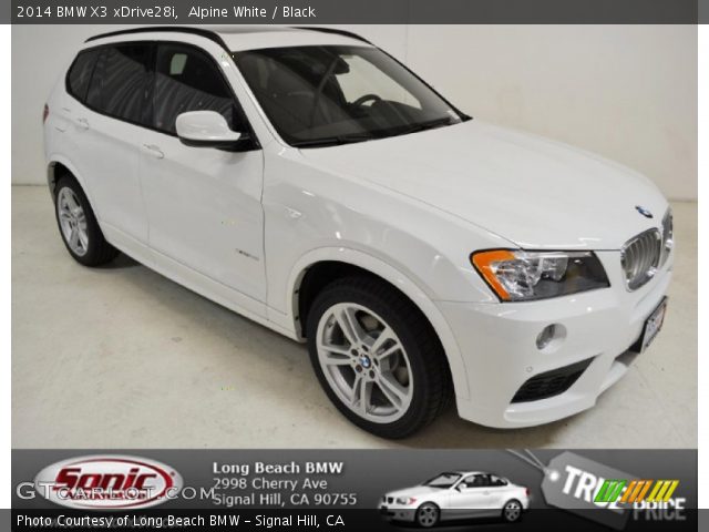 2014 BMW X3 xDrive28i in Alpine White