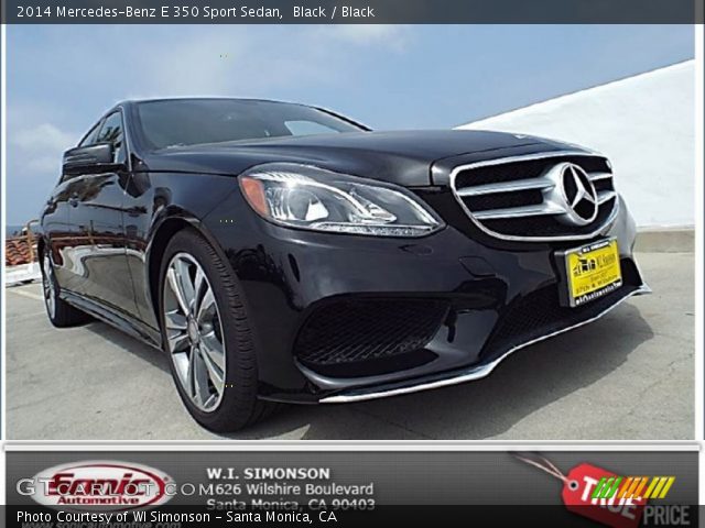 2014 Mercedes-Benz E 350 Sport Sedan in Black