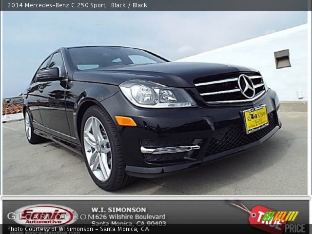 2014 Mercedes-Benz C 250 Sport in Black