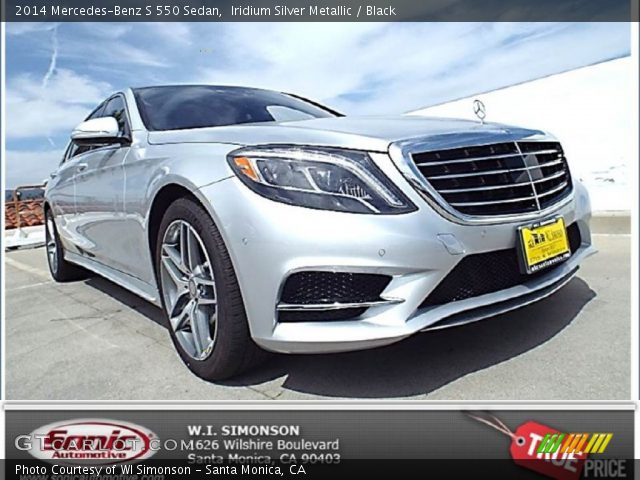 2014 Mercedes-Benz S 550 Sedan in Iridium Silver Metallic