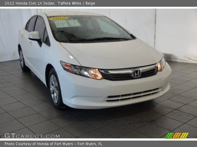 2012 Honda Civic LX Sedan in Taffeta White