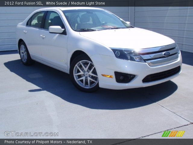 2012 Ford Fusion SEL in White Suede
