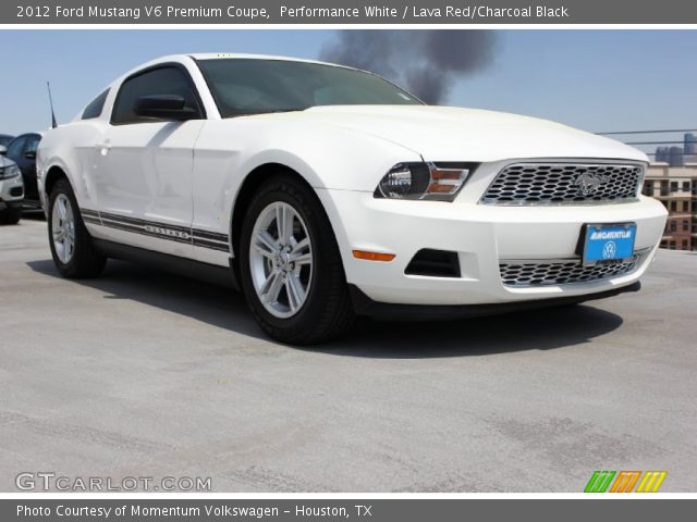 2012 Ford Mustang V6 Premium Coupe in Performance White