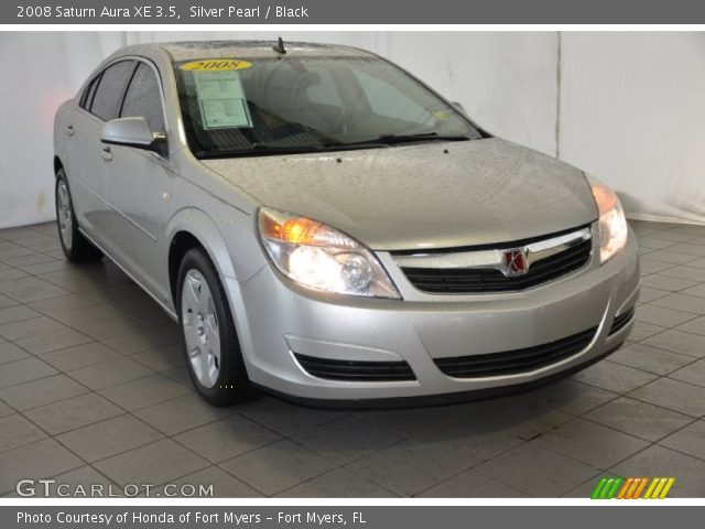 2008 Saturn Aura XE 3.5 in Silver Pearl
