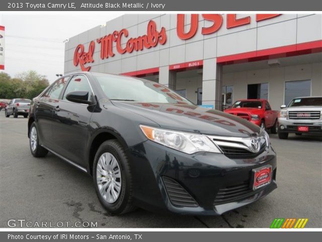 2013 Toyota Camry LE in Attitude Black Metallic