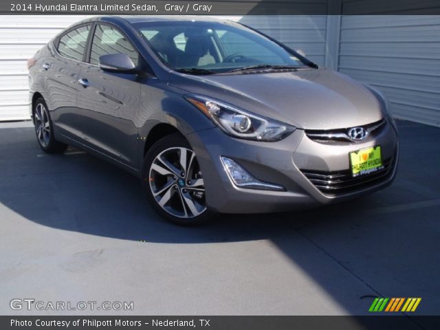 2014 Hyundai Elantra Limited Sedan in Gray