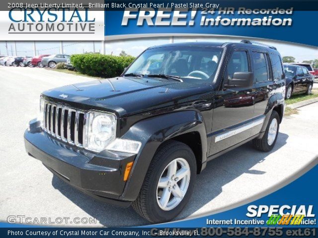 2008 Jeep Liberty Limited in Brilliant Black Crystal Pearl