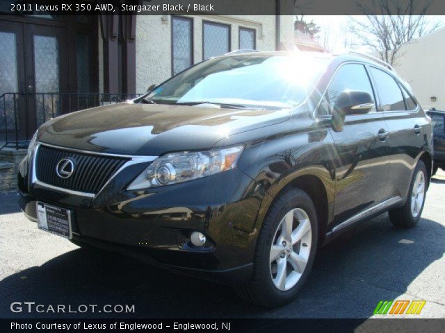 2011 Lexus RX 350 AWD in Stargazer Black