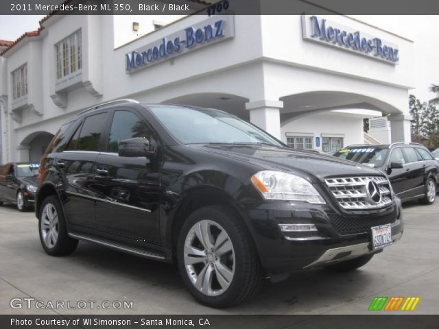 2011 Mercedes-Benz ML 350 in Black