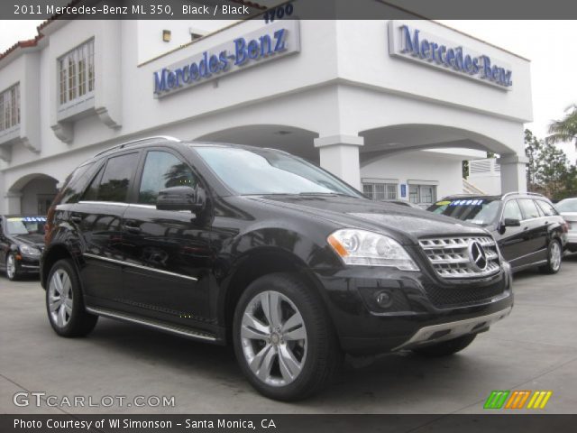 2011 Mercedes-Benz ML 350 in Black