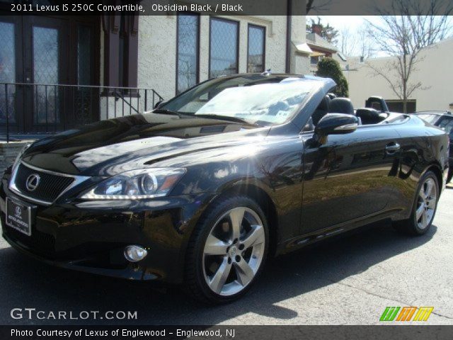 2011 Lexus IS 250C Convertible in Obsidian Black