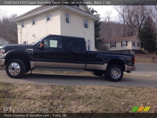 2008 Ford F450 Super Duty King Ranch Crew Cab 4x4 Dually in Black