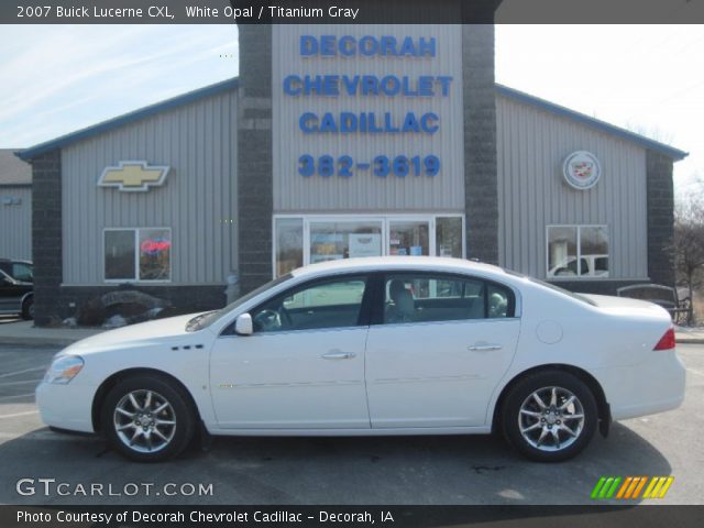 2007 Buick Lucerne CXL in White Opal