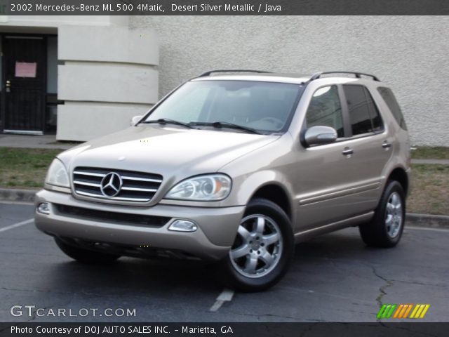 2002 Mercedes-Benz ML 500 4Matic in Desert Silver Metallic