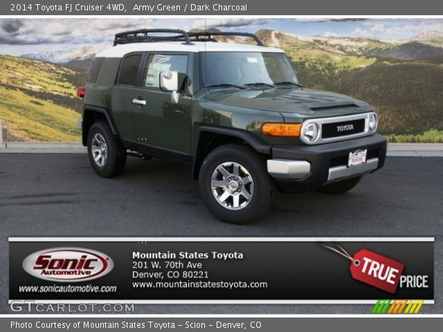 2014 Toyota FJ Cruiser 4WD in Army Green