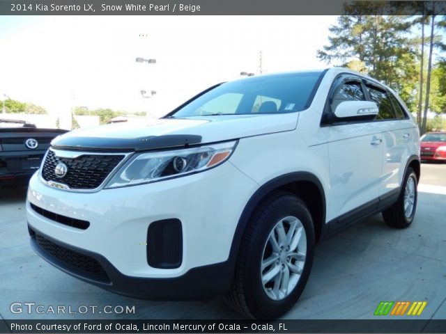 2014 Kia Sorento LX in Snow White Pearl