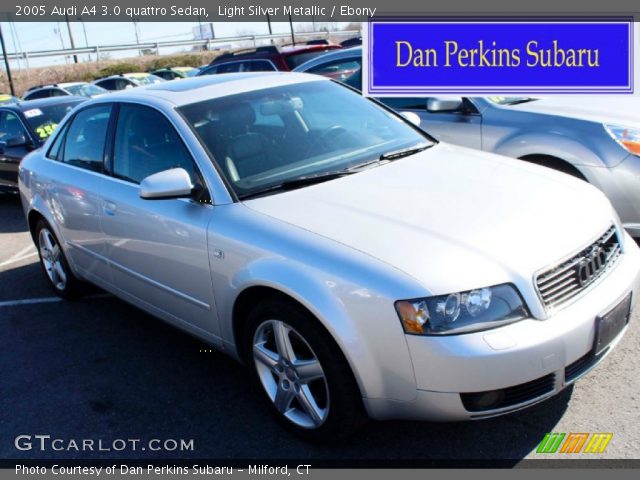 2005 Audi A4 3.0 quattro Sedan in Light Silver Metallic