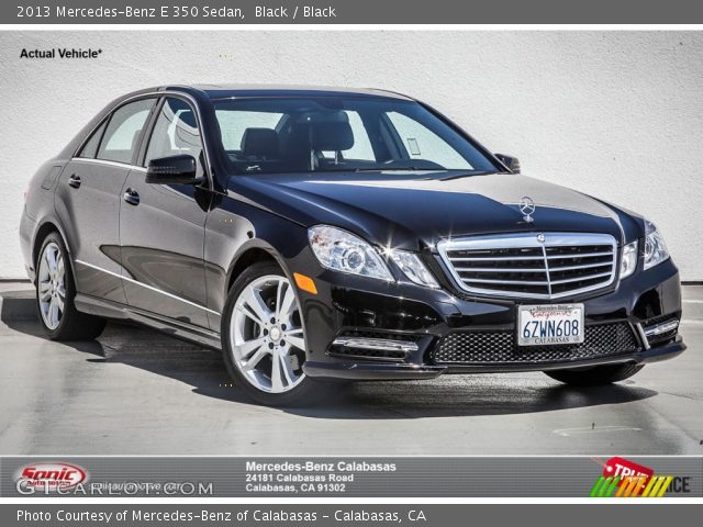 2013 Mercedes-Benz E 350 Sedan in Black