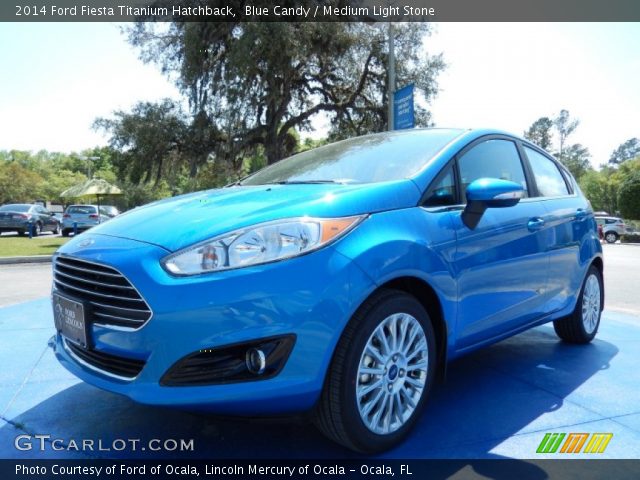 2014 Ford Fiesta Titanium Hatchback in Blue Candy