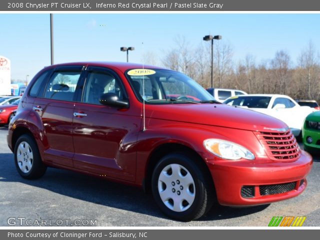 2008 Chrysler PT Cruiser LX in Inferno Red Crystal Pearl