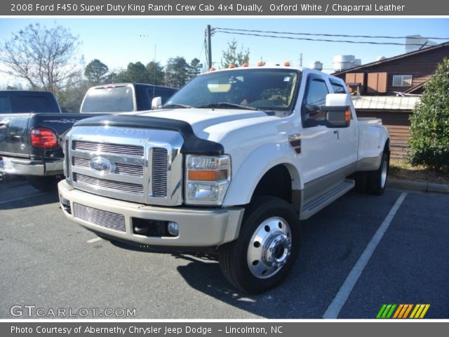 2008 Ford F450 Super Duty King Ranch Crew Cab 4x4 Dually in Oxford White