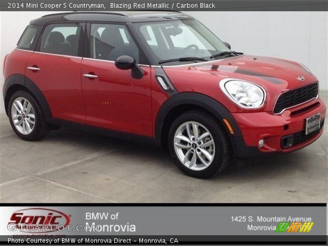 2014 Mini Cooper S Countryman in Blazing Red Metallic