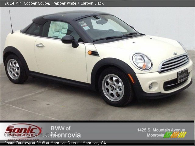 2014 Mini Cooper Coupe in Pepper White