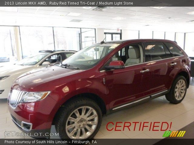 2013 Lincoln MKX AWD in Ruby Red Tinted Tri-Coat