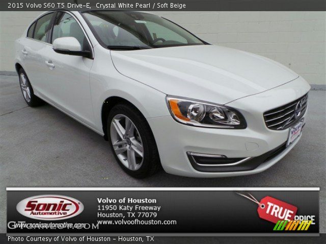 2015 Volvo S60 T5 Drive-E in Crystal White Pearl