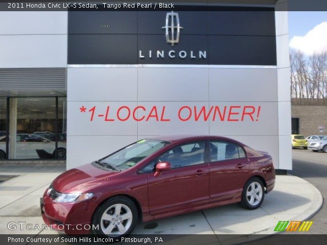 2011 Honda Civic LX-S Sedan in Tango Red Pearl