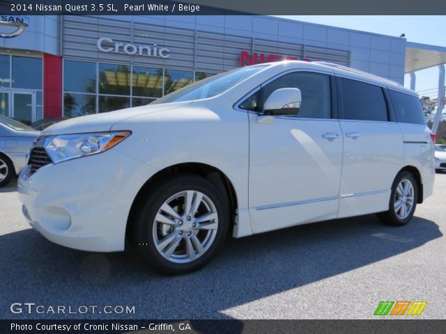 2014 Nissan Quest 3.5 SL in Pearl White