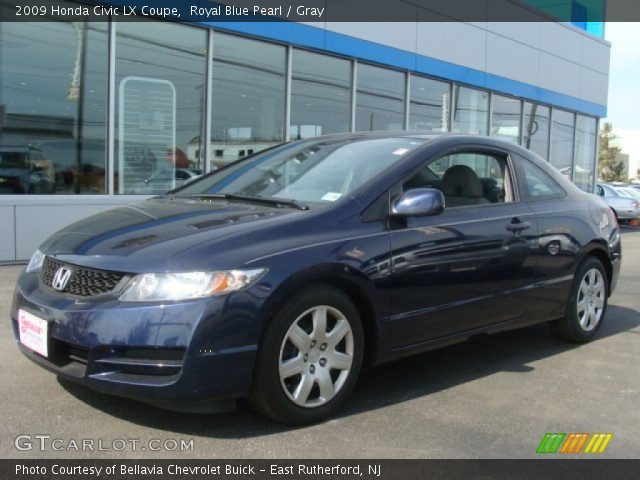 2009 Honda Civic LX Coupe in Royal Blue Pearl
