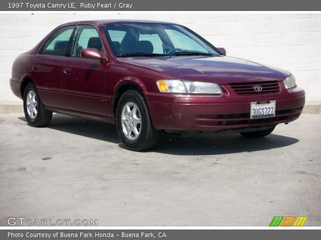 1997 Toyota Camry LE in Ruby Pearl