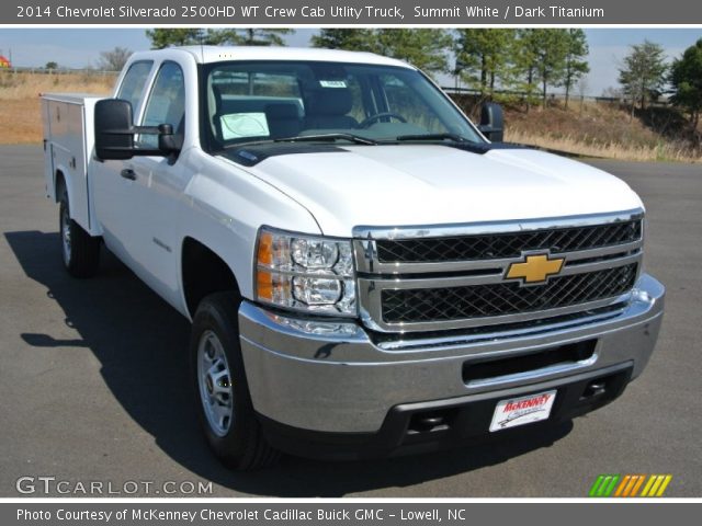2014 Chevrolet Silverado 2500HD WT Crew Cab Utlity Truck in Summit White