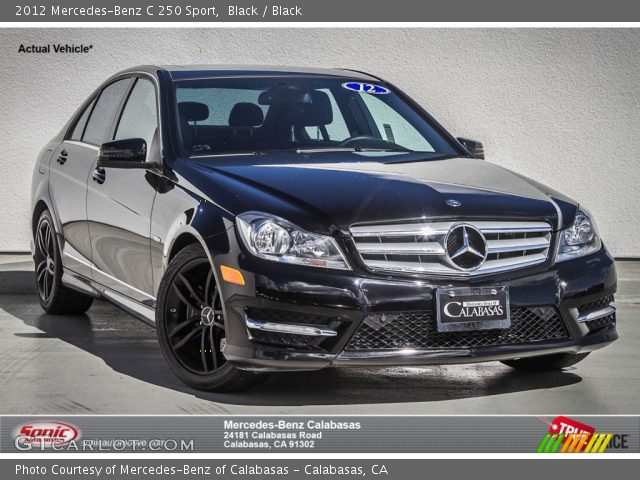 2012 Mercedes-Benz C 250 Sport in Black