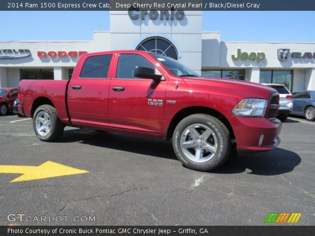 2014 Ram 1500 Express Crew Cab in Deep Cherry Red Crystal Pearl