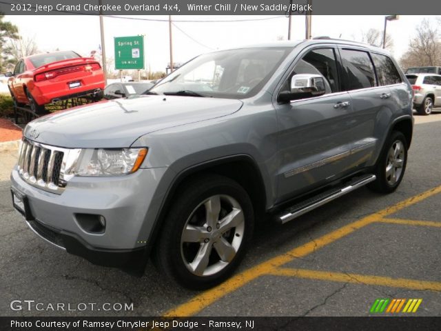 2012 Jeep Grand Cherokee Overland 4x4 in Winter Chill