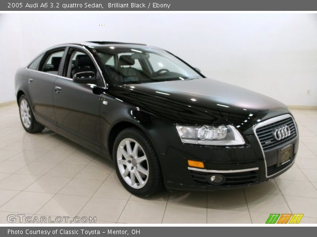 2005 Audi A6 3.2 quattro Sedan in Brilliant Black