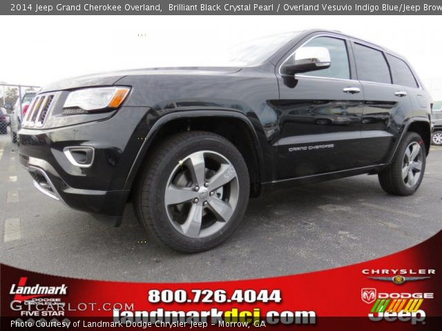 2014 Jeep Grand Cherokee Overland in Brilliant Black Crystal Pearl