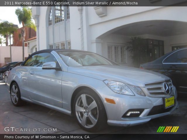 2011 Mercedes-Benz E 550 Cabriolet in Iridium Silver Metallic