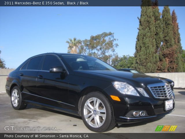 2011 Mercedes-Benz E 350 Sedan in Black