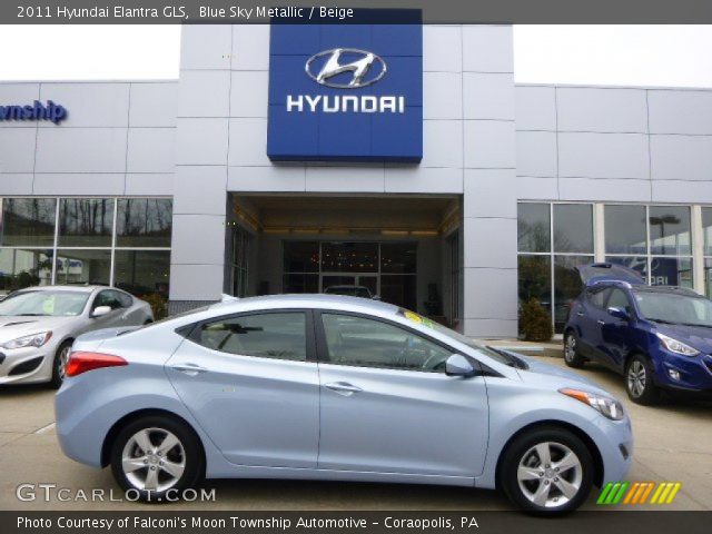 2011 Hyundai Elantra GLS in Blue Sky Metallic