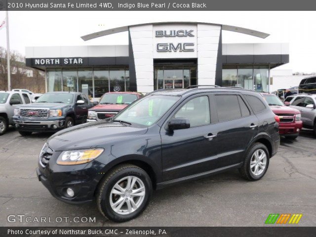 2010 Hyundai Santa Fe Limited 4WD in Indigo Blue Pearl