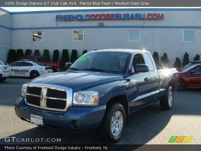 2006 Dodge Dakota SLT Club Cab 4x4 in Patriot Blue Pearl