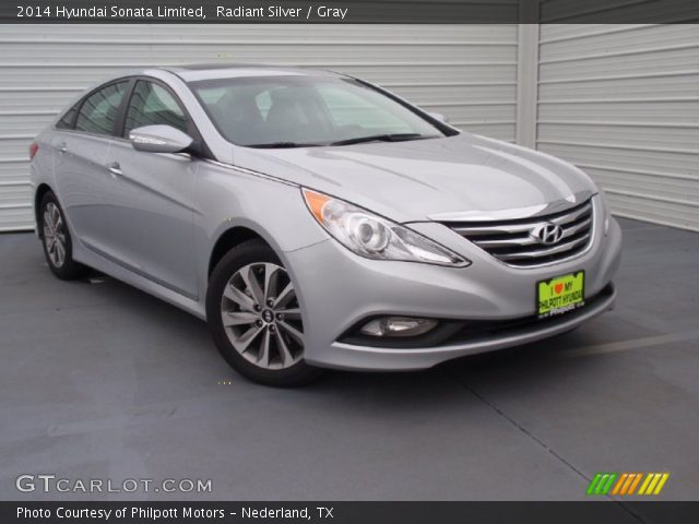 2014 Hyundai Sonata Limited in Radiant Silver