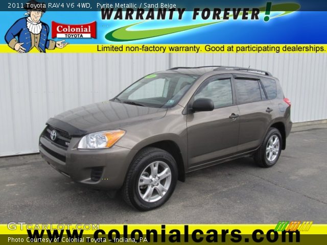2011 Toyota RAV4 V6 4WD in Pyrite Metallic