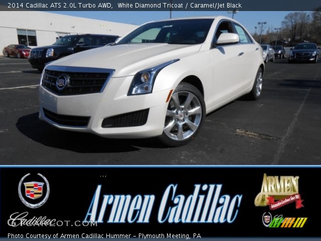 2014 Cadillac ATS 2.0L Turbo AWD in White Diamond Tricoat