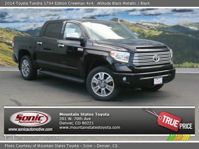 2014 Toyota Tundra 1794 Edition Crewmax 4x4 in Attitude Black Metallic