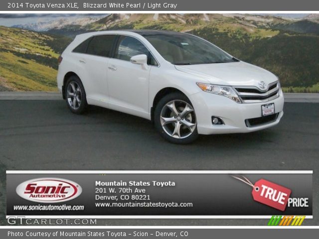2014 Toyota Venza XLE in Blizzard White Pearl